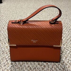 Dune London Woven Tan Handbag